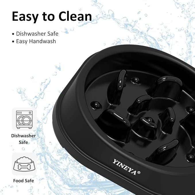 YINEYA Anti-Choking Slow Feeder Dog Bowls Small Size Dog, Slow Feeder Cat Bowl, Supplies and Puzzle for Pet - Image 7