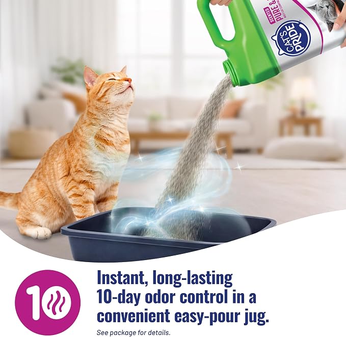 Cat's Pride Pure & Fresh Lightweight Scented Clumping Litter 10lb - Image 5