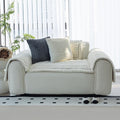 Sofa Couch Cover, Sofa Covers for Dogs Washable, Non-Slip Striped Sofa Slipcovers for Sectional Sofa, Sofa Cover Furniture Protector for L Shaped(Beige White, 27.6"x 27.6") by MDSASFD