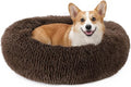 MIXJOY Orthopedic Dog Bed Comfortable Donut Cuddler Round Pet Beds Ultra Soft Washable Dog and Cat Cushion Bed (30'', Coffee) by MIXJOY
