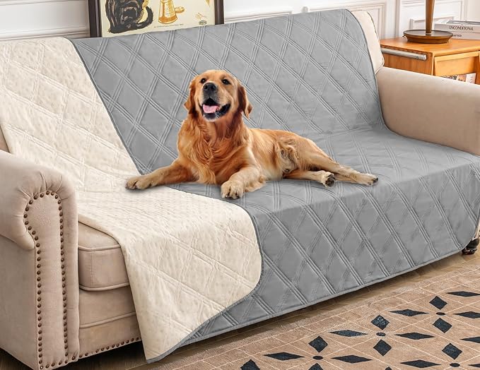 Ameritex Waterproof Dog Bed Cover Pet Blanket with Anti-Slip Back for Furniture Bed Couch Sofa by Ameritex