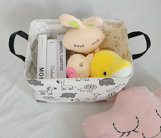 MAIZMZ Gift Storage Basket Collapsible Nursery hamper Organizer Bin Waterproof Toy Box for Organizing Home/Dorm/Kitchen/Pet/Office/Closet/Shelf/Room decor - Image 5