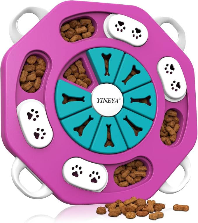YINEYA Dog Puzzle Toy, Enrichment Toys for Dogs Mental Stimulation | Interactive Treat Brain Games, Treat Dispensing, Keep Them Busy, Training IQ, for Puppy, Small, Medium, Cats by YINEYA