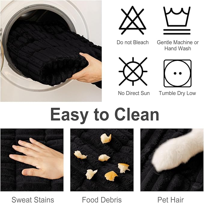 hyha Couch Cover for Dogs, Washable Non Slip Plush Flannel Sofa Protector | Thick Flannel, Anti-Slip Backing, Pet Hair & Scratch Protection, Fits Sofa & Loveseat (27.6" x 59") - Image 7