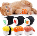 CiyvoLyeen Plush Sushi Catnip Toys for Indoor Cats 6 Pack | Sushi Cat Chew Toys, Boredom Relief, Interactive Play, Soft Durable Plush with Catnip, Funny Gift for Cat Lovers & Kitten by CiyvoLyeen