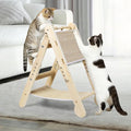Cat Scratching Pads, Cat Scratch Board, Protecting Furniture Cat Scratcher with Toy Ball, Triangle Shaped 3 Usable Sides for Indoor Cats, Cat Scratch Post, Cat Toy Durable Woodboard Vertical by SunexinloDirect