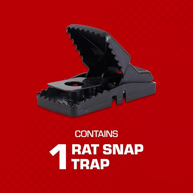 Tomcat Rat Snap Trap, 4 Traps | Reusable - Effectively Kill Rats - Ideal for Home and Farm Use - Image 3