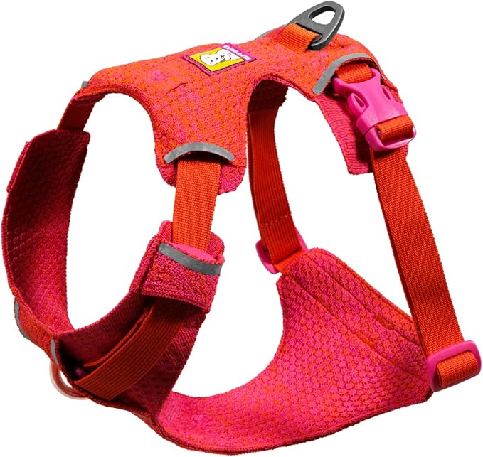 Ruffwear, Front Range Flex Dog Harness, Engineered Knit Construction for Ultimate Fit and Mobility, Lightweight Flexible Everyday Harness with Dual Leash Clips, Rose Violet, X-Small by RuffwearInc