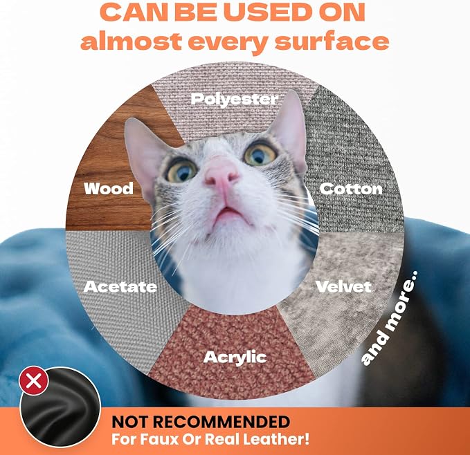 Cat Scratch Couch Protector - 10XL Sheets, Clear (Almost Invisible), Extra Durable, Easy to Customize, Residue-Free Furniture Protector - Image 7