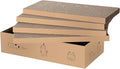4 Packs in 1 Cat Scratch Pad with Box, Cat Scratcher Cardboard,Reversible,Durable Recyclable Cardboard, Suitable for Cats to Rest, Grind Claws and Play with Scratch Box by Mankaide