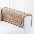 Couch Cover for Dogs Washable, Non Slip Couch Covers for Sofa Pet Friendly, Couch Cushion Covers for Dog, Thick, Soft for Sofa Protector (Camel, 27.6" x 27.6"/70 x 70cm) by Disayu