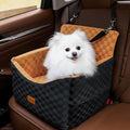 Dog Car Seats for Small Medium Dogs Up to 35lbs | Elevated Dog Booster Seat with Detachable Washable Cover & Cushion | Memory Foam Pet Car Travel Seat with Safety Belt and Storage Pockets by Unknown