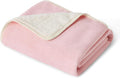 Bedsure Waterproof Blanket for Bed Soft Sherpa Fleece Throw,Twin 80"x60" | Plush Cozy Calming Reversible Dog Blankets for Large Senior Dogs,Warm Bed Couch Cover,Pet Furniture Protector,Pink by Unknown