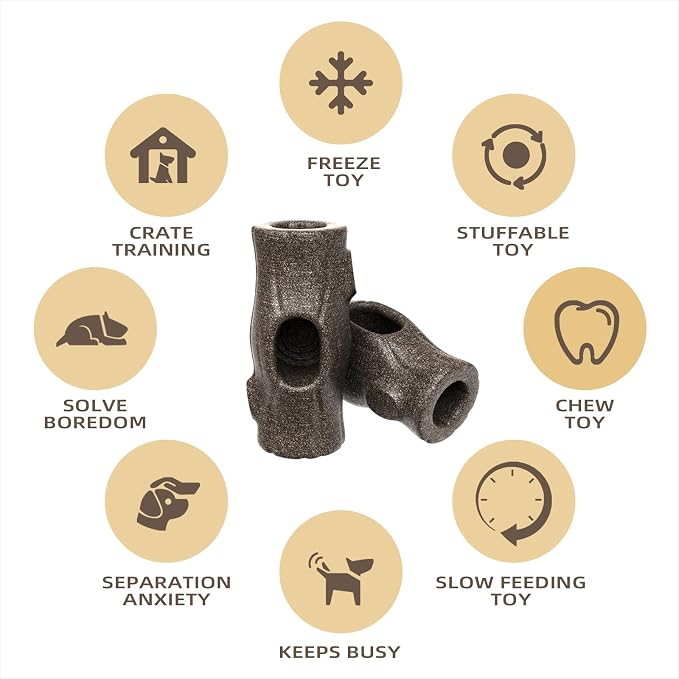 Dog Toys for Aggressive Chewers,Indestructible Dogs Toy for Large/Medium Breed,Frozen Dog Treat Holder to do Keep Them Busy to Reduces Anxiety - Image 2