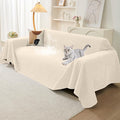 Warmstar Couch Protector from Cat Claws, Waterproof Couch Cover Anti Slip,Couch Cover 3 Cushion Sofa Washable,Anti-Scratch Pet Sofa Cover Heavy Duty,71"X150", Beige by Warmstar