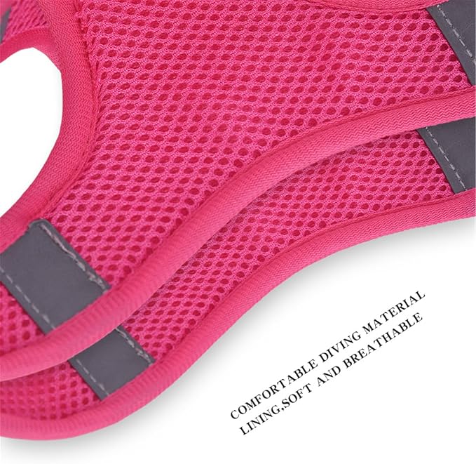 Step in Dog Harness No Pull Flower Adjustable Soft Mesh Harness | Reflective Escapeproof Pet Vest Harness and Leash Set for Small Medium Dogs - Image 6