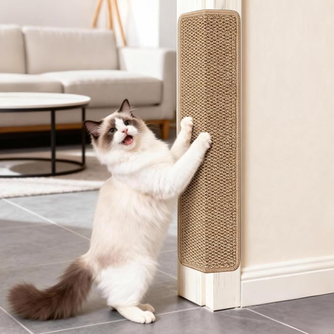 ENONCI Door Protector from Cat Scratching 30x7.8 Cat Wall Corner Scratcher | Anti Scratch Door Frame Furniture Protector for Indoor Cats by ENONCI