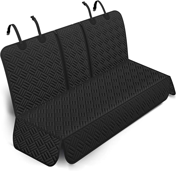 Dog Car Seat Cover for Back Seat, Waterproof 600D Oxford Protector | Non Slip Scratch Resistant Bench Cover, Easy to Clean, Fits Compact Cars/SUVs, 52 Inch, for Travel and Daily Use by Unknown