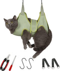 Guzekier Cat Grooming Hammock Harness for Cats, Cat Nail Clipper by Guzekier