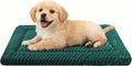 Dog Bed Crate Mat, Soft Durable Washable Anti-Slip Kennel Pad for Dogs & Cats, Reversible (Dark Green, S(24"*18"*1.5")) by %E7%AB%8B%E5%8D%B3%E8%B4%AD%E4%B9%B0