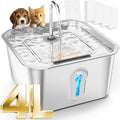 4L Large Cat Water Fountain for Multiple Cats with 4 Filters Pet Water Fountain for Cats Quiet Indoor Pets Dog Small Animal Automatic Dog Water Dispenser for Drinking Watering Supplies by UPAWPIA