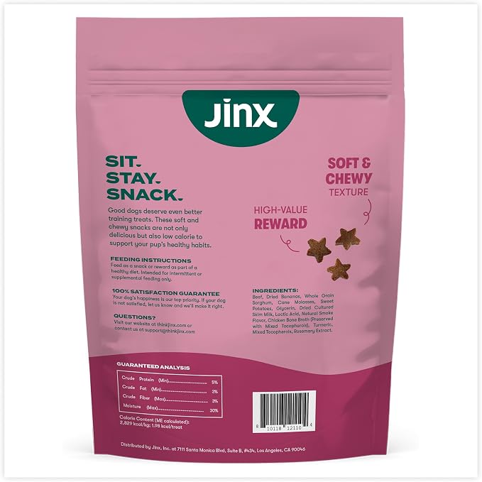 Jinx Dog Training Treats, Bite-Sized Training Treats for Dogs, Beef, 4oz | 2 Pack Healthy Dog Treats Training with Grass-Fed Beef, Vitamins for Immunity & No Fillers for Puppies, Adults & Seniors - Image 9