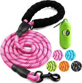 COOYOO Dog Leash 6 FT Heavy Duty - Comfortable Padded Handle - 1/2 inch Reflective Dog Leash for Medium Large Dogs with Poo Bag Dispenser by COOYOO