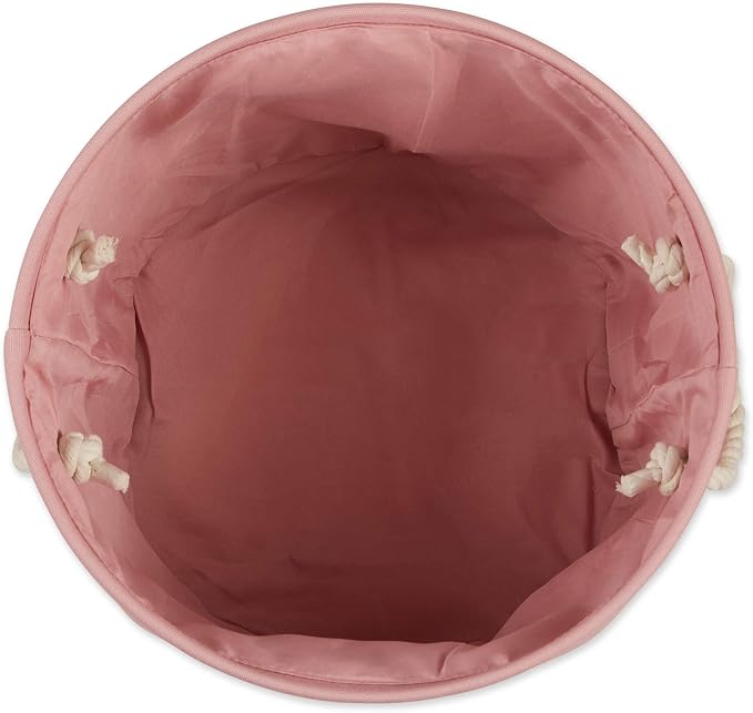 Bone Dry Pet Storage Collection Collapsible Bin, Rose, Medium Round - Image 3
