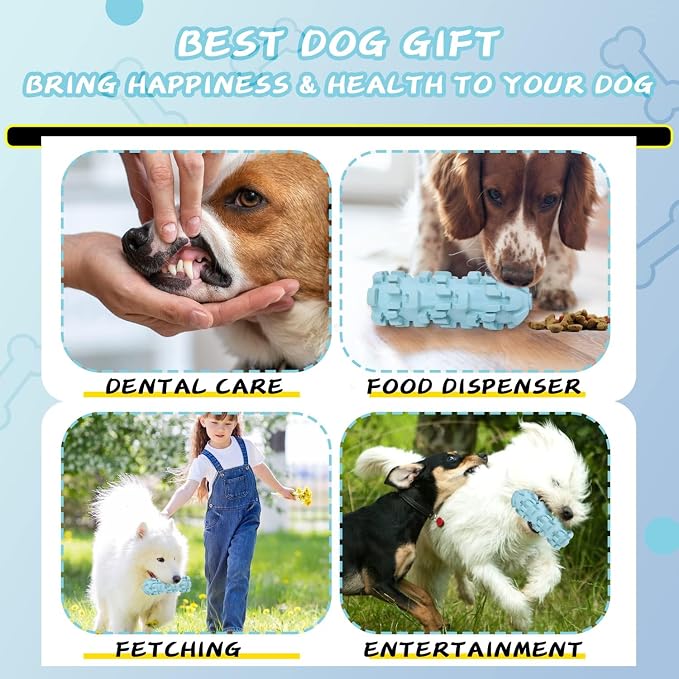 Freezable Treat Dispenser with 8 - Hours Cooling, Feeder for Large Dogs | Tough Durable Puzzle, Good for Dental Health, Easy to Clean, Portable Outdoor Camping Accessories - Image 6