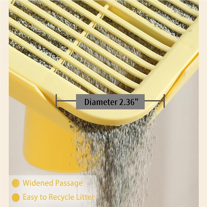 Greywaterproof Cat Mat, 19.69"X15.95"X3.54" Litter Box Mat, Easy Clean, Non-Slip, Urine-Proof Kitty Litter Catcher Mat - Image 4