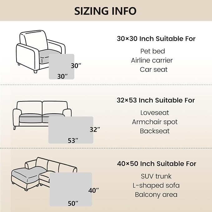 gogobunny 3X Stronger Waterproof Pet Blanket, Scratch Proof Furniture Protector for Dogs Cats, Reversible Cover 30x30 Inch, Dark Grey - Image 6