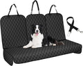 NECKORY Dog Car Seat Cover for Back Seat, Fits Cars/SUVs/Trucks, M-Black by NECKORY