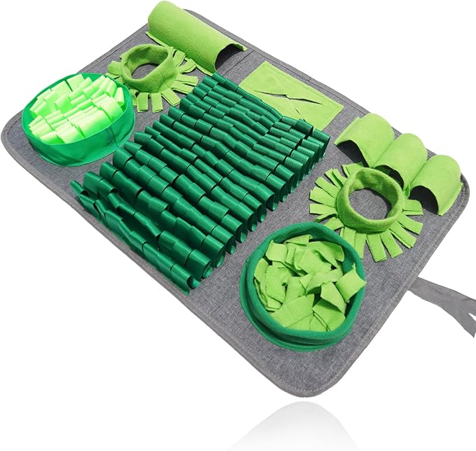 Snuffle Mat for Dogs, Pet Snuffle Mat for Small and Medium Dogs, Interactive Sniff Mat Feeding Mat for Puppies, Slow Feeder Dog Treat Mat for Training and Stress Relief - Image 9