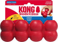 KONG Goodie Ribbon, Stuffable Natural Rubber Dog Toy, for Medium Dogs | Stuffable Bone-Shaped Rubber Toy with Four Fillable Goodie Grippers for Fun, Treat-Based Enrichment Play by KONG
