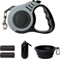Retractable Dog Leash Automatic Telescopic Tractor Dog Tape | Pet Tape 10/16 FT Durable and Convenient, with Folding Bowl, Dispenser, Rubbish Bags, Suitable for Small and Medium Dogs by LIEVUIKEN