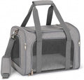 Pet Carrier Soft-Sided for Small Dogs & Cats, Foldable Airline Approved Pet Travel Carrier with Breathable Mesh, Washable Cushion & Shoulder Strap, Portable Puppy Cat Carrier Bag 19.7 * 13 * 13 by Unknown