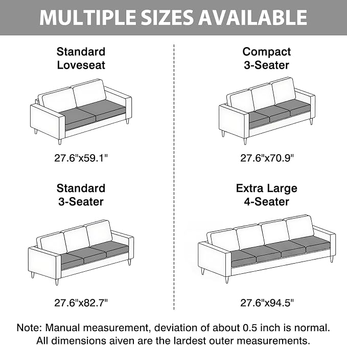 Fixwal Waterproof Corduroy Dog Couch Cover, 27.6" x 82.7", Off White | Integrated TPU Barrier, Non-Slip Backing, Machine Washable, Pet Friendly, Easy Clean Pet Hair, Soft Sofa Cushion Protector - Image 2
