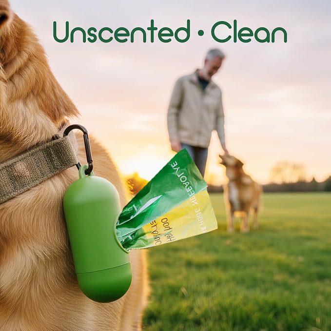 ATIFBOP Biodegradable Dog Poop Bags 360 Counts 24 Rolls, Leak Proof and Extra Thick Doggy Poop Bags (Unscented) - Image 7