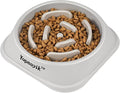 Slow Feeder Dog Bowls for Medium Dogs & Cats | Non-Slip Base, Anti-Choking Design, Reduces Bloating & Overeating, Easy to Clean, 1.5-2 Cups by Yopnoyik