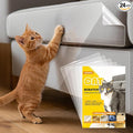 Large Cat Scratch Furniture Protector Couch Protector Sofa Corner 17"-24Pcs | Self-Adhesive, Thickened Clear PVC Shield, Residue-Free Peel & Stick, Trimmable Custom Sizes, Safe Scratching Deterrent by Orerered