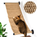 Wall Cat Scratcher Mat for Large Cats or Kittens, 34.64 x 12.59in | Wear-resistant & Scratch-resistant Jute Fabric, Cat Wall Hammock for Cats Space-Saving & Playing, Climbing & Resting by XIFOWE