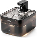 Cat Water Fountain Cordless, 88oz/2.6L Wireless Pet Water Fountain for Cats Indoor, Battery Operated Cat Drinking Fountain with Motion Sensor, Ultra Quiet Pump, BPA-Free, Black by LIPPUP