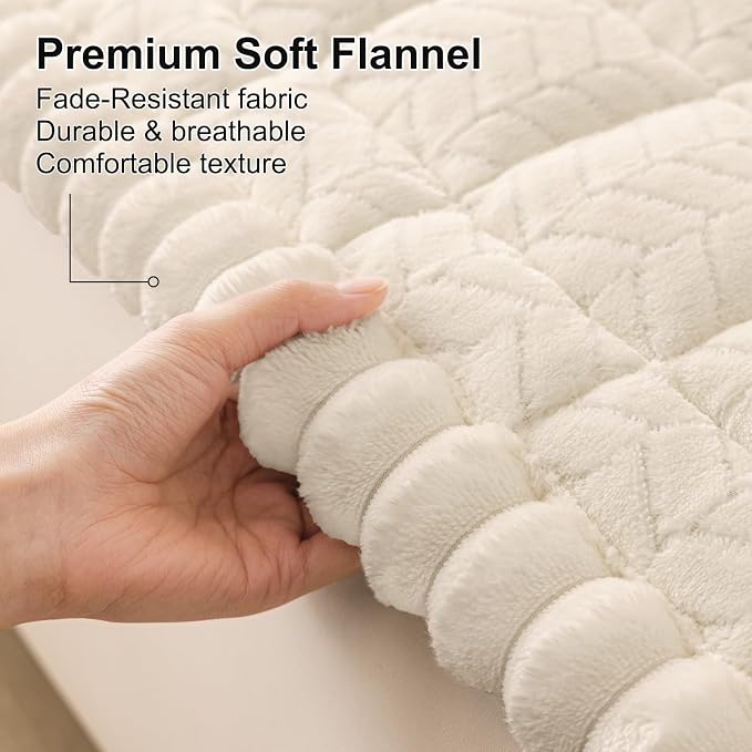Smiry Couch Cover for Dogs, Non Slip Fuzzy Pet Sofa Covers Washable | Sofa Slipcovers for 3 Cushion Couch, Soft Thick Furniture Protector for Cats Dogs, Against Fur, Dirt, Scratch (35.4"x88") - Image 5