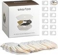 Smartoo 12 PCS Official Filters,12 Sponge for 152oz/4.5L Cat Water Fountain | Replacement Filters for Stainless Steel Pet Water Fountain PTM-643, Easy Replace by smartoo