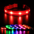 MASBRILL Led Dog Collar, Rechargeable Light Up Collar with Flashing Glow for Night Safety by MASBRILL