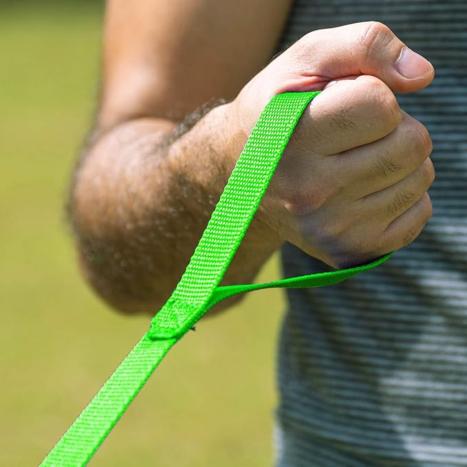 Hi Kiss Dog/Puppy Obedience Recall Training Agility Lead - 15ft 20ft 30ft 50ft 100ft Training Leash - Great for Training, Play, Camping, or Backyard (15 Feet, Green) - Image 2