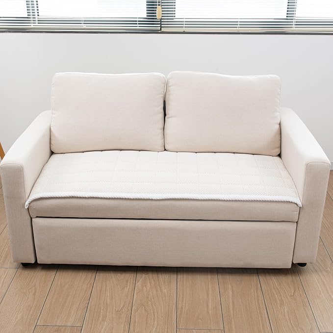 Pet Couch Covers,Couch Cover for Dogs Washable,Anti Slip Dog Sofa Covers Couch Protector Sofa Mat,Seat Cover,Dog Mat,Pet Pad for Furniture 1 Piece (White, 21''x39''/Rectangular) - Image 8