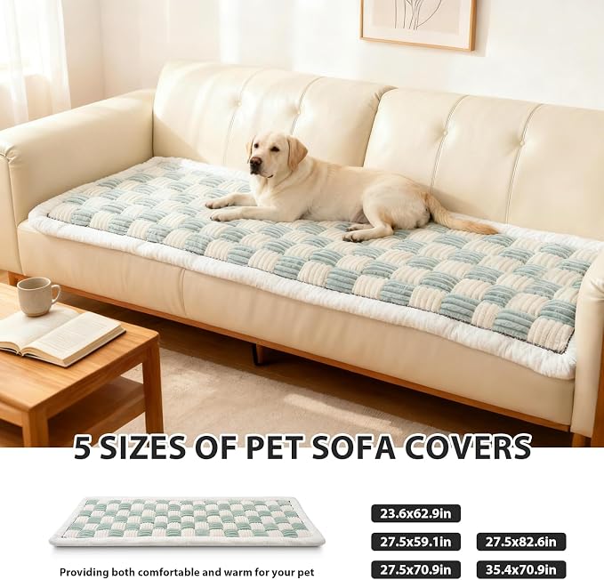 Dog Couch Cover Protector, Dog Couch Coves for Sofa, Couch Cushion for Dogs Washable, Pet Mat Bed Couch Covers for Large Dogs - Image 2