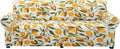 hyha Stretch Couch Covers, Sofa Cover for 3 Cushion Couch Pet Friendly | Floral Pattern, Printed, 4 Pieces, 3 Separate Cushion Sofa, Durable Anti-slip Washable Protector with Elastic Bottom for Dogs by hyha