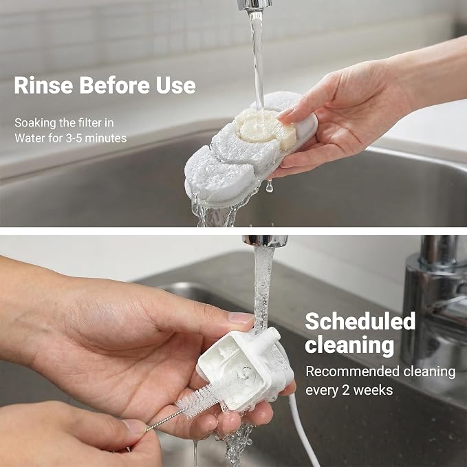 Dog Water Fountain Filter 8-Set, 12L/15L/18L Stainless Steel Dog Water Bowl Dispenser Filters, Pet Water Fountain Filters Set with 8 Filters and 8 Sponges | Dog Water Bowl Dispenser, Stainless Steel Pet Water Fountain Filters Set for Dogs Cats - Image 5